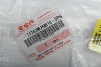 71742M76M100PG GARNISH,RADIATOR GRILLE UPR,R