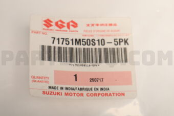 71751M50S105PK BEZEL, FRONT FOG LAMP RH