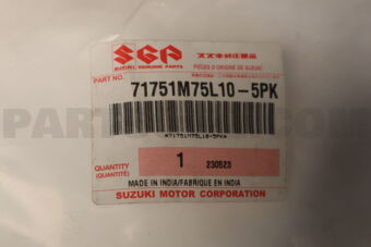 71751M75L105PK Suzuki BEZEL  FRONT FOG LAMP RH