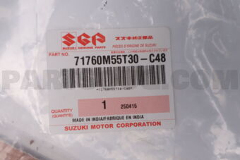 71760M55T30C48 BEZEL COMP,FRONT FOG LAMP,L