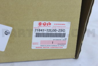 7184172L00ZSC GUARD,REAR BUMPER