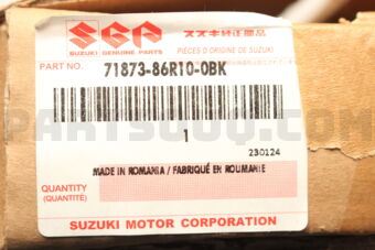 7187386R100BK GARNISH,RR BPR GD SIDE,APK416