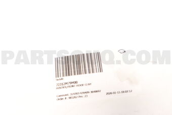 72312M79M00 Suzuki HOLDER,FRONT HOOD STAY