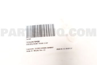 72312M79M00 Suzuki HOLDER,FRONT HOOD STAY