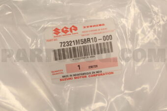 72321M58R10 LINING, FRONT FENDER RH