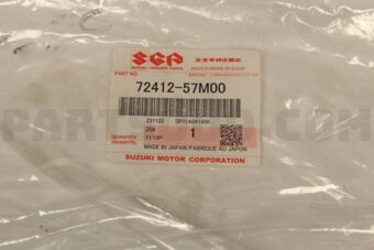 7241257M00 COVER,FRONT HOOD INTAKE