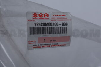 72420M80T00 LINING COMP,FRONT FENDER,L