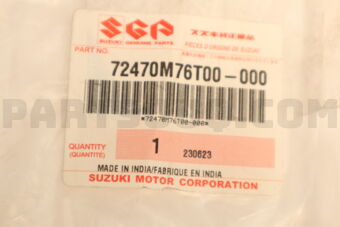 72470M76T00 COVER COMP,FR FENDER UPPER,L