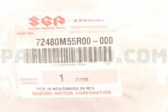 72480M55R00 LINING COMP, FRONT FENDER, L