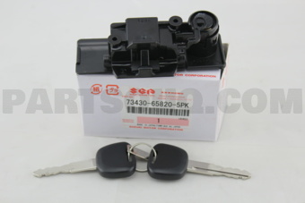 73430658205PK LOCK, GLOVE BOX (BLACK)