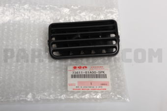 7361181A005PK LOUVER, CENTER VENT LH (BLACK)