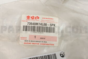 73640M74L005PK LOUVER  SIDE VENT LH