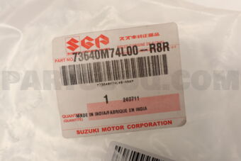 73640M74L00R8R LOUVER, SIDE VENT LH (BROWN)