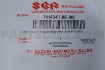 7414061J00 RESISTOR