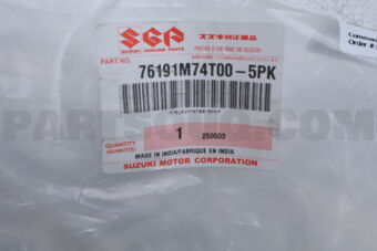 76191M74T005PK TRIM,TAIL END