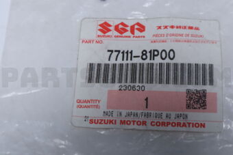 7711181P00 CAP,RR DR UPR RAIL