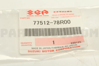 7751278R00 PROTECTOR,FR FENDER SPLASH