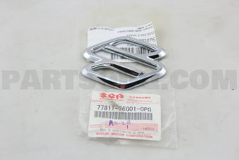 7781176G010PG EMBLEM, S MARK (CHROME)
