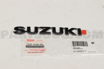 7782076J000PG EMBLEM, SUZUKI (CHROME)
