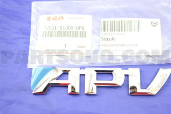 7783161J000PG EMBLEM, APV (CHROME)