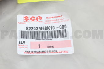 82202M68K10 LATCHASSY,FRONTDOOR,L
