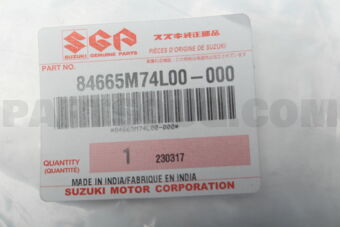 84665M74L00 WEATHERSTRIP, DR PARTITION RH