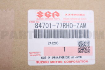 8470177RH0ZAM MIRROR ASSY,RR VIEW,R(BLACK)