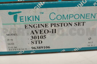 30105STD PISTON SET STD CHE AVEO-II (SET OF 1)