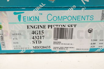 43217STD PISTON SET STD 4G15 (SET OF 1)
