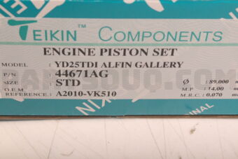 44671AGSTD PISTON  STD YD25 ALF-GALLERRY