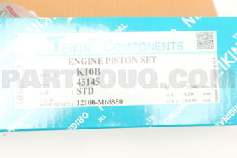 45145STD PISTON SET STD K10B (SET OF 1)