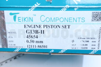 456540050 PISTON  050 G13B-II