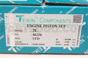 46256STD PISTON SET STD 3L (SET OF 4)