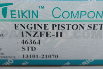 46364STD PISTON SET STD 1NZFEII (SET OF 1)