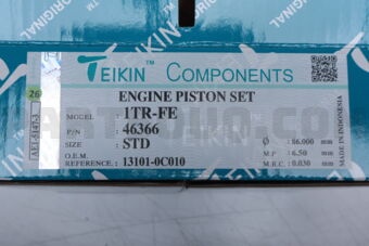 46366STD PISTON SET STD 1TR-FE (SET OF 1)
