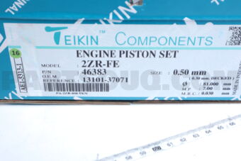 463830050 PISTON SET 050 2ZR-FE