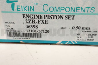 463980050 PISTON SET 050 2ZR-FXE (SET OF 1)