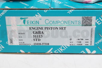 51113STD PISTON SET STD HYU G6BA (SET OF 1)