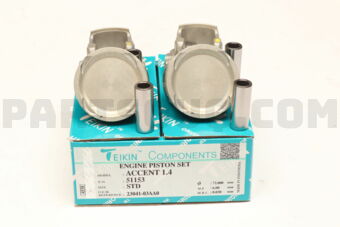 51153STD PISTON STD ACCENT 1.4