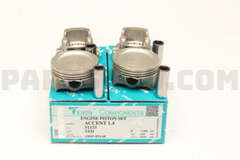 51153STD PISTON STD ACCENT 1.4