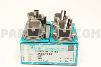 51153STD PISTON STD ACCENT 1.4