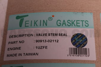 9091302112 TEIKIN VALVE SEAL  2/1UZ-FE,2TR