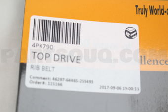 4PK790 RIB BELT