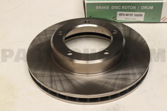 4351260170 FRONT DISC ROTOR, TOYL/CR PRADO199