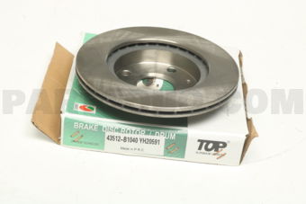 43512B1040 BRAKE DISC ROTOR