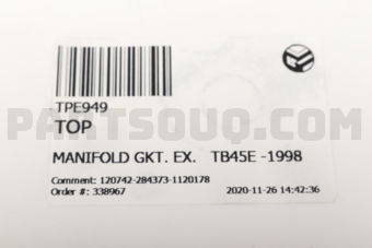 TPE949 MANIFOLD GKT. EX.   TB45E -1998
