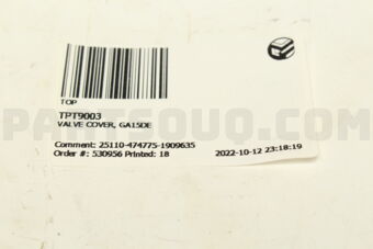 TPT9003 VALVE COVER, GA15DE