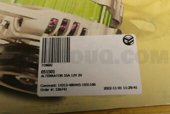051501 ALTERNATOR 55A 12V 2V