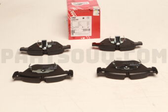 GDB1498 BRAKEPAD SET FR19.8MM-W/4-CLIP