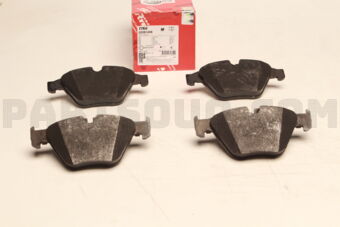 GDB1498 BRAKEPAD SET FR19.8MM-W/4-CLIP